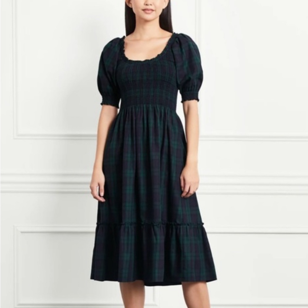 Hill house Louisa black watch tartan dress (size medium & large available)